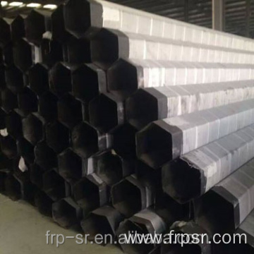 Dedusting equipment use hexagonal FRP electrode